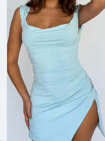 Women's Solid Color Slim Fit Dress