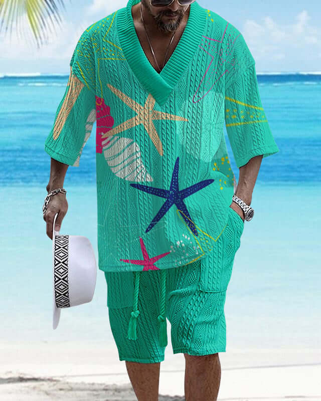 Loose Casual Short Sleeve Suit – Comfortable Everyday Wear