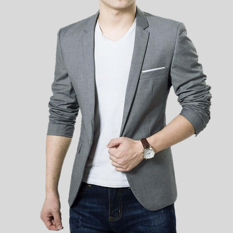 Business Two-piece Suit Suit Korean Slim Suit Jacket – Stylish Office Wear