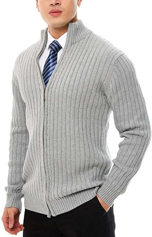 Suit Collar Cardigan Knitted Sweater Coat