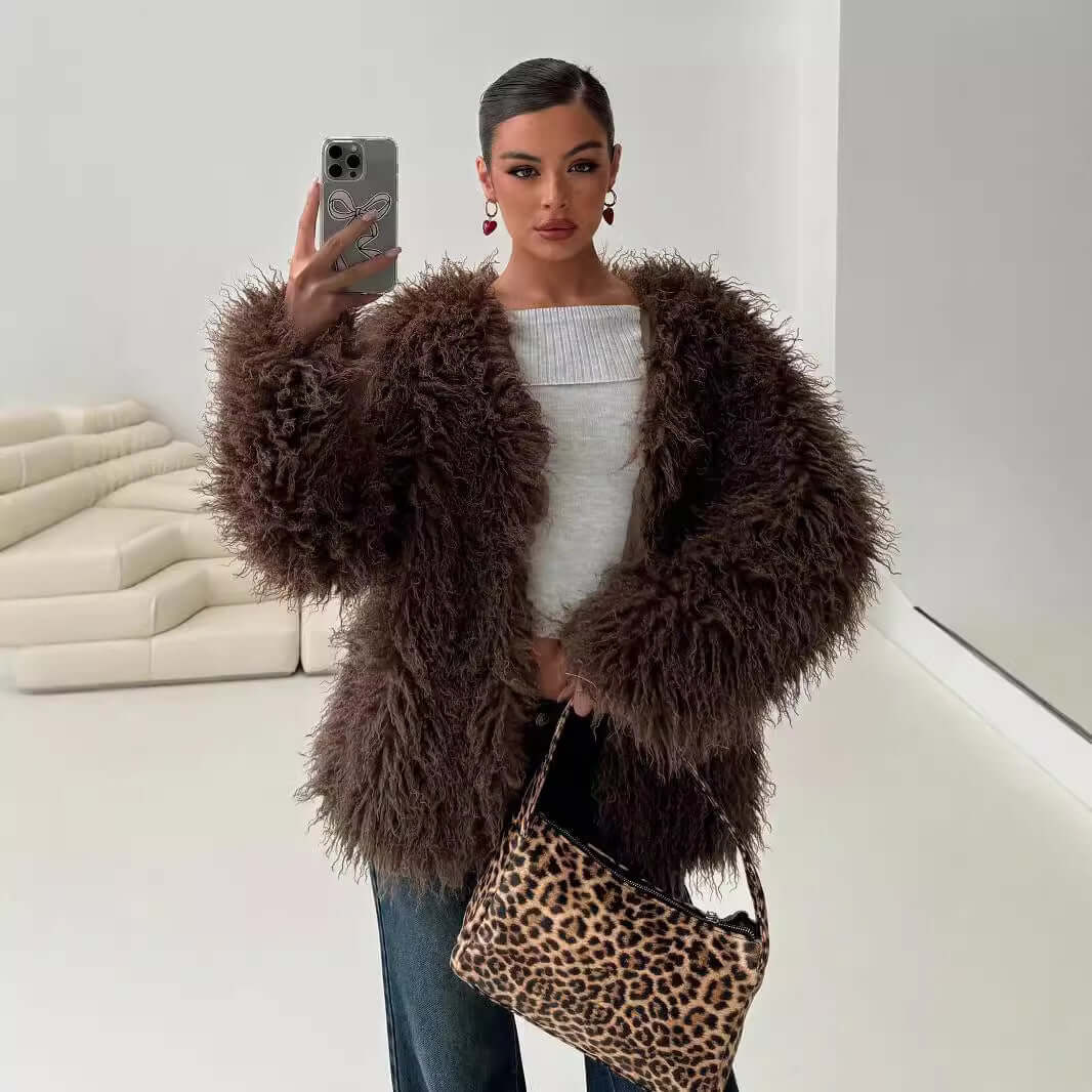 Faux Fur Jacket