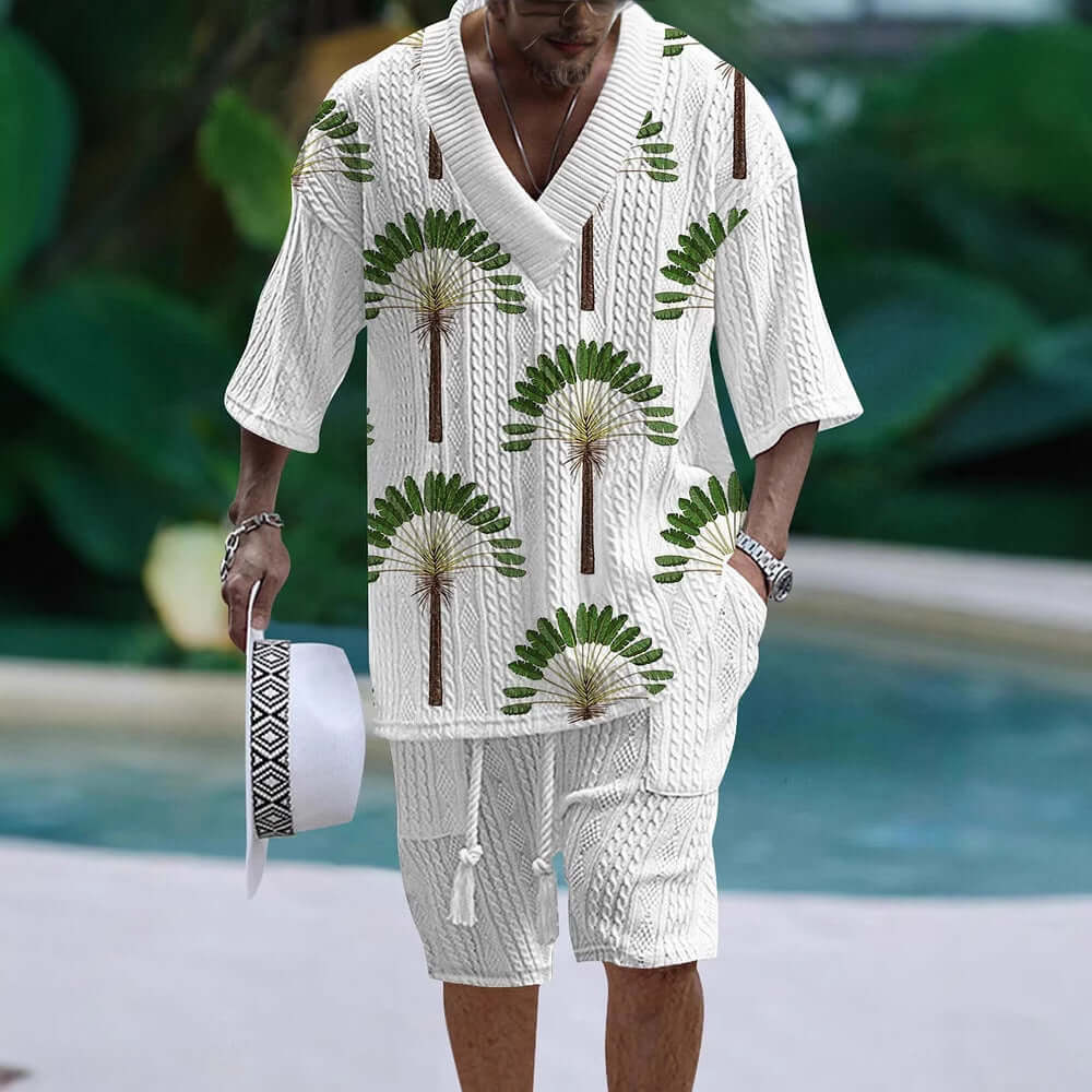 Loose Casual Short Sleeve Suit – Comfortable Everyday Wear