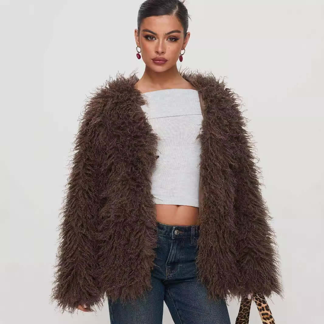 Faux Fur Jacket