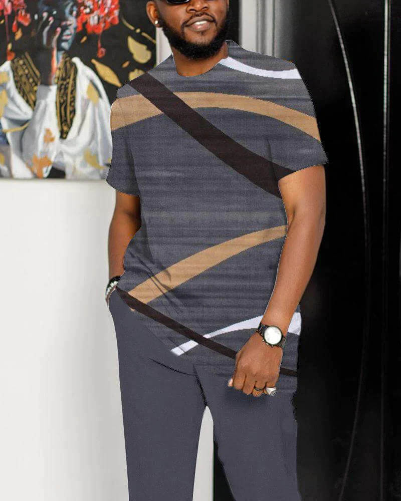 Men's Casual Shirt Walking Suit