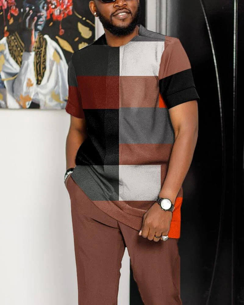 Men's Casual Shirt Walking Suit