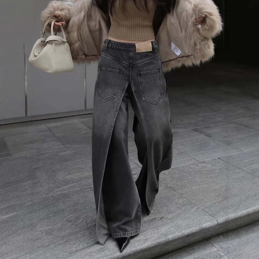 Y2g Waste Soil Wind Front And Back Wear Jeans