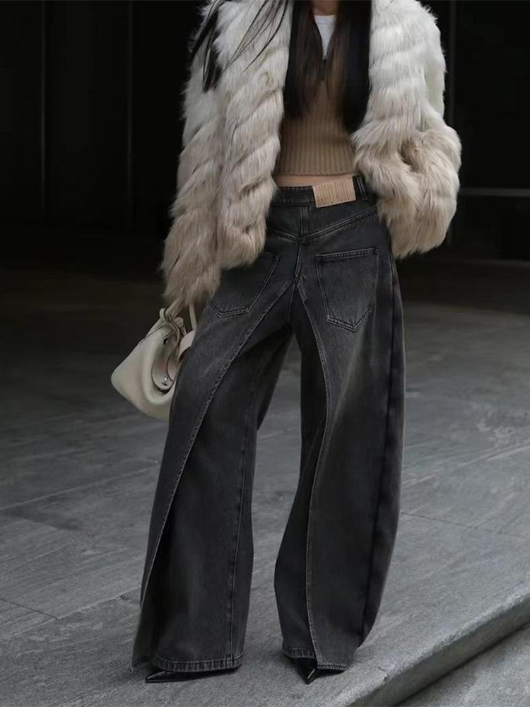 Y2g Waste Soil Wind Front And Back Wear Jeans