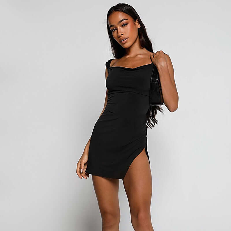 Women's Solid Color Slim Fit Dress