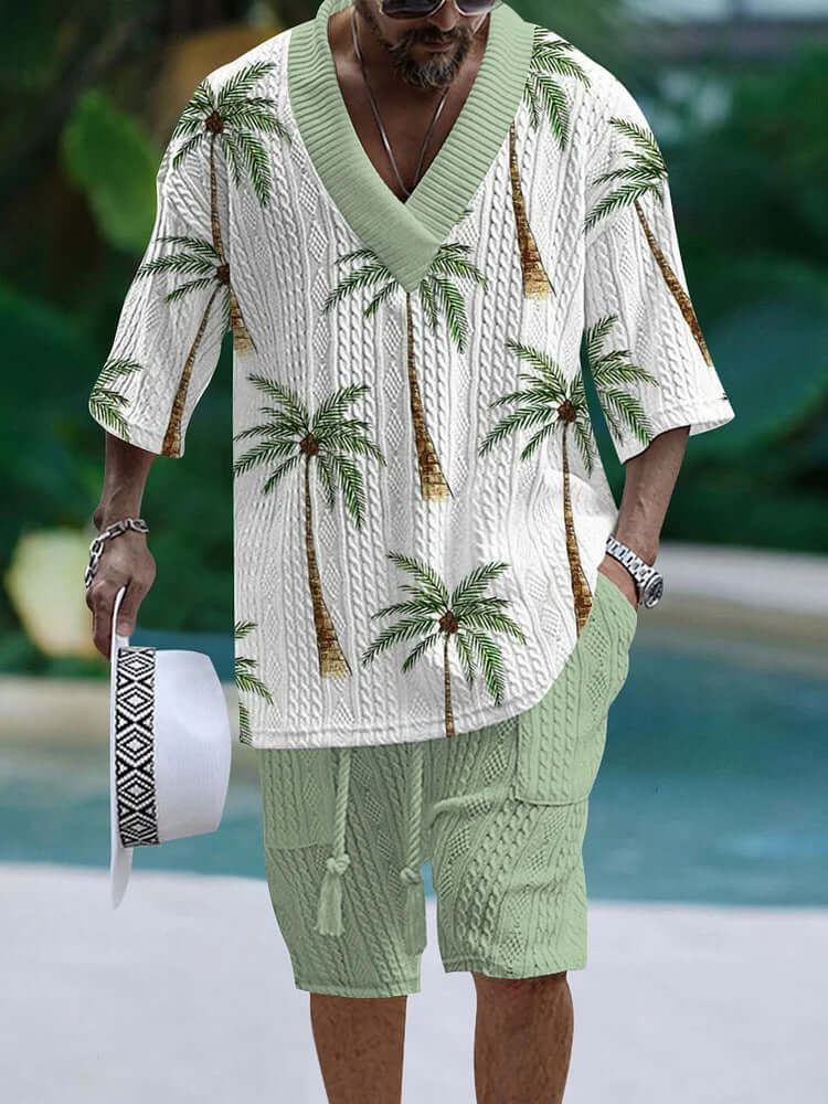 Loose Casual Short Sleeve Suit – Comfortable Everyday Wear