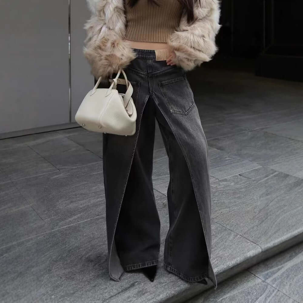 Y2g Waste Soil Wind Front And Back Wear Jeans