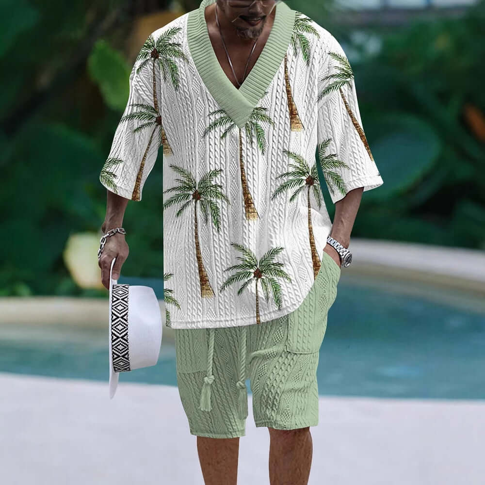 Loose Casual Short Sleeve Suit – Comfortable Everyday Wear